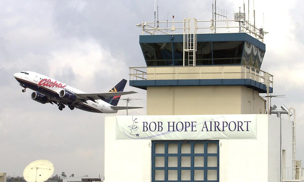 Part of Bob Hope Airport in Burbank was briefly evacuated Thursday morning after a mixup at a security checkpoint.