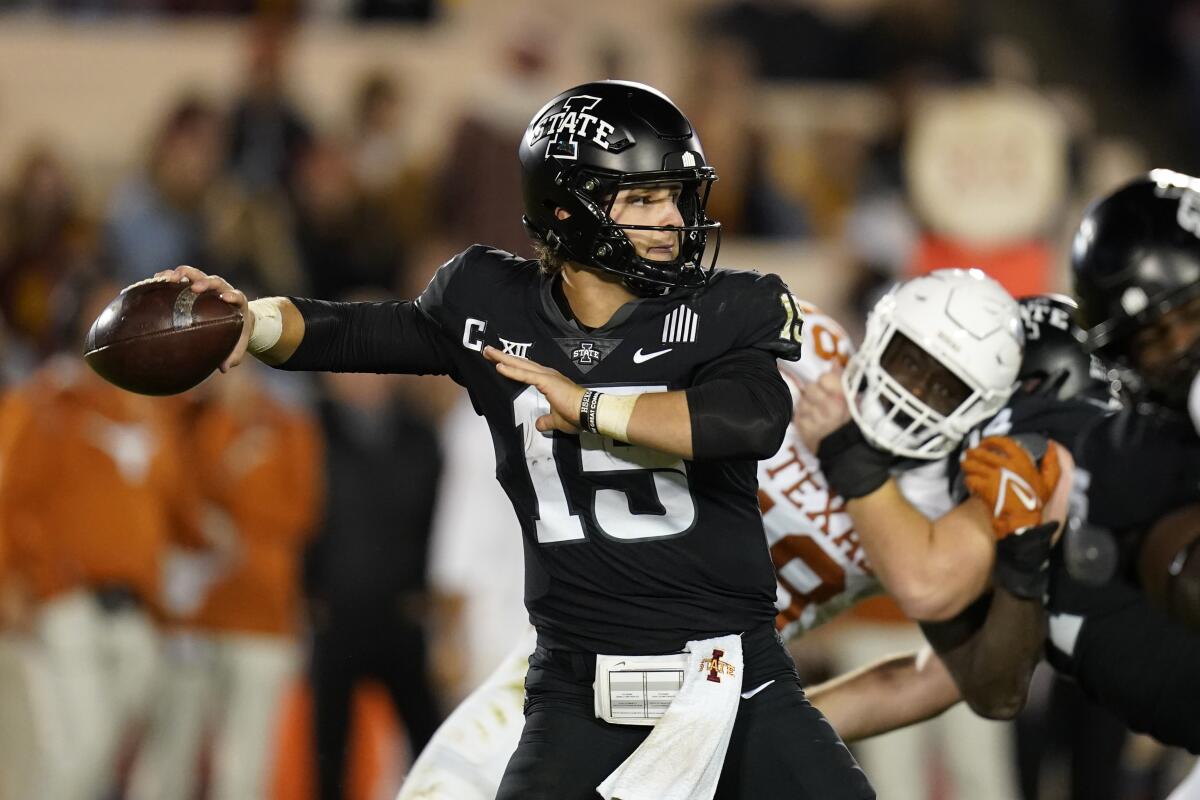 Ex-Iowa State football QB Brock Purdy was fabulous against Tom Brady