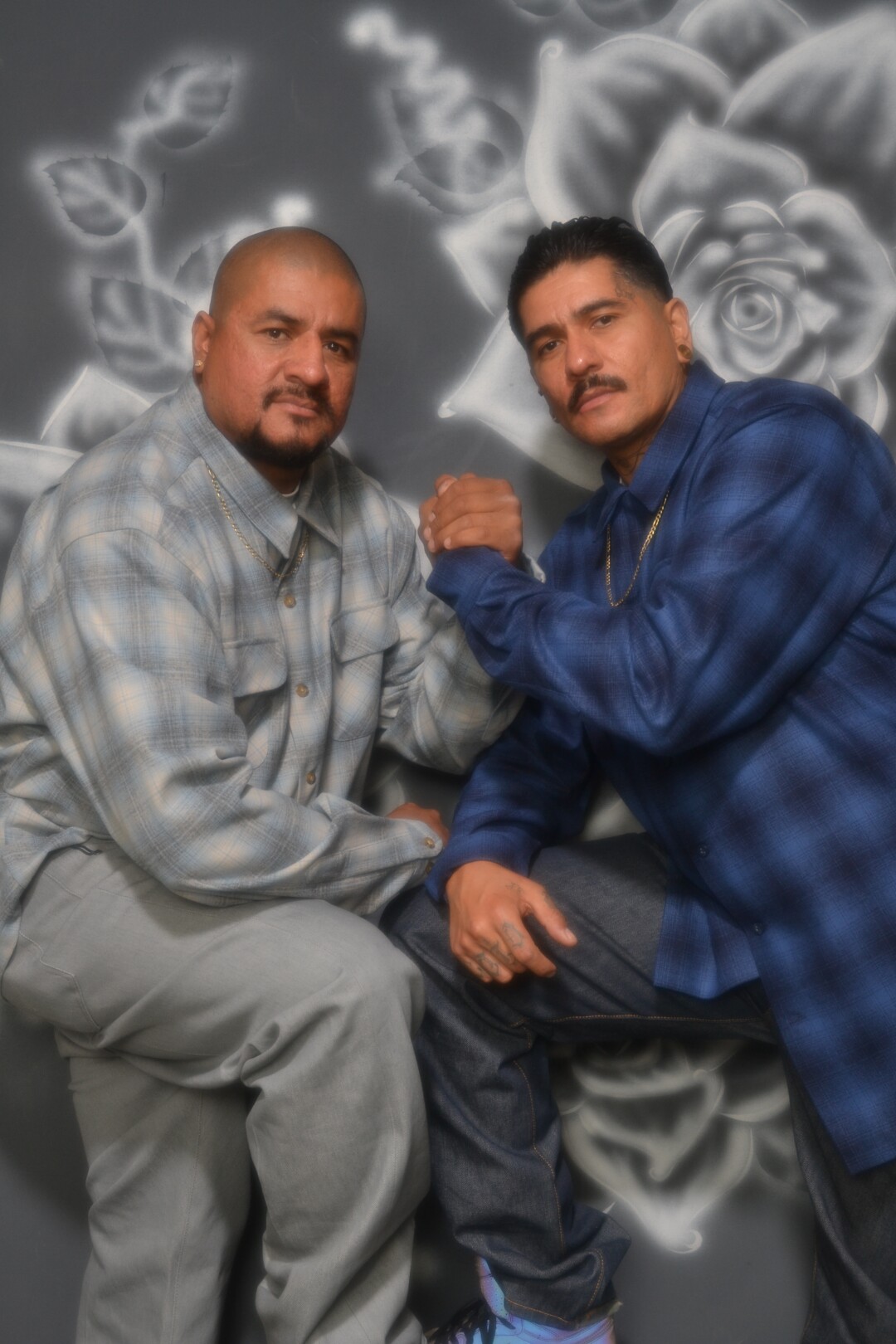 Artist rafa esparza is photographed with his brother Fernando Esparza.