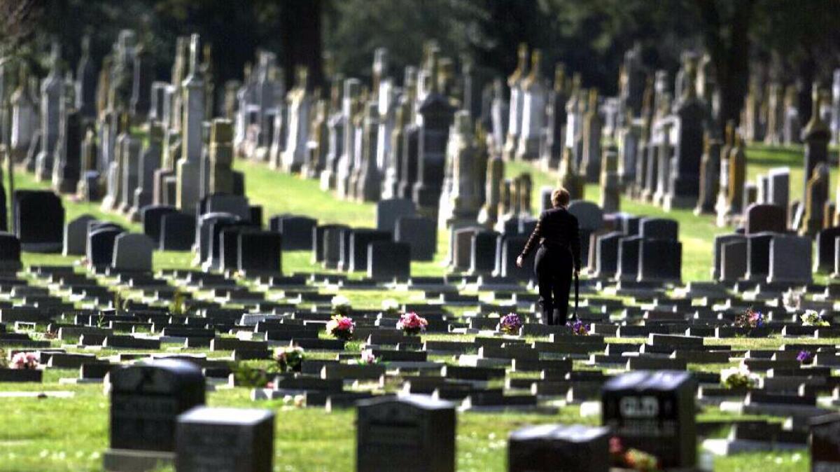Colma, Calif., is a tiny town in San Mateo County known for its cemeteries.