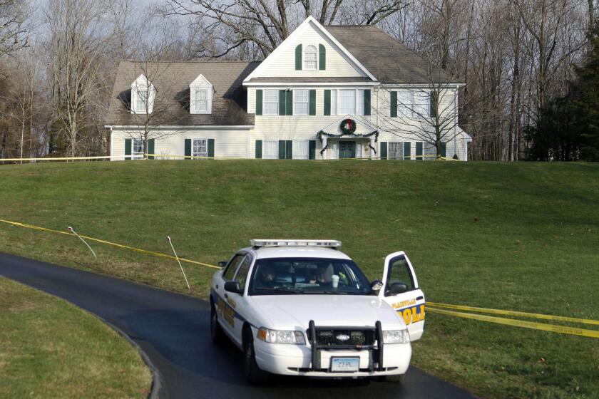 Adam Lanza lived with - and killed - his mother at their home in Newtown, Conn., before his shooting rampage at Sandy Hook Elementary School. Above, the home in 2012.