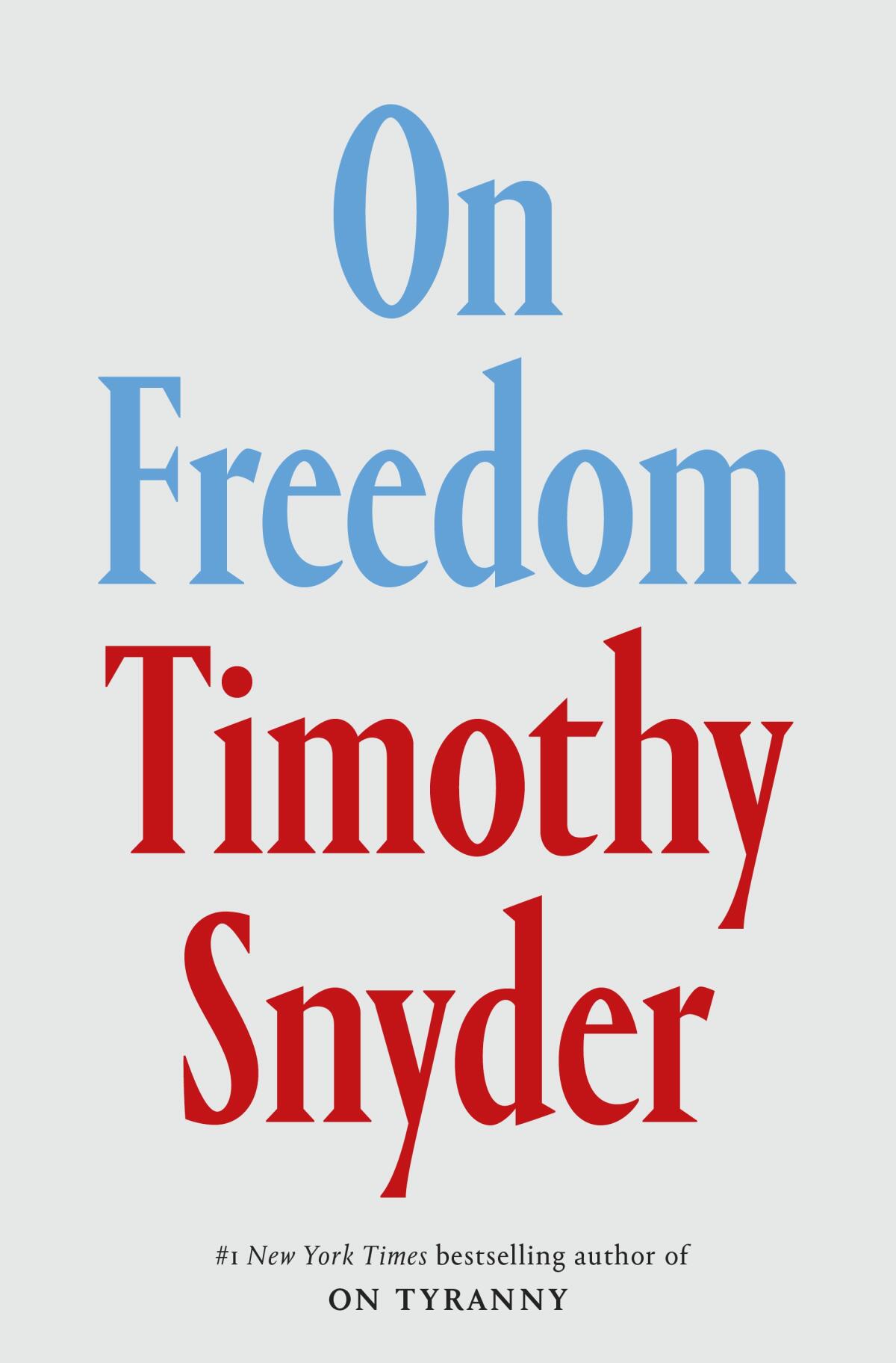 Cover of "On Freedom"