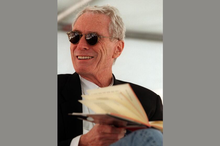 Mark Strand at the Los Angeles Times Festival of Books.