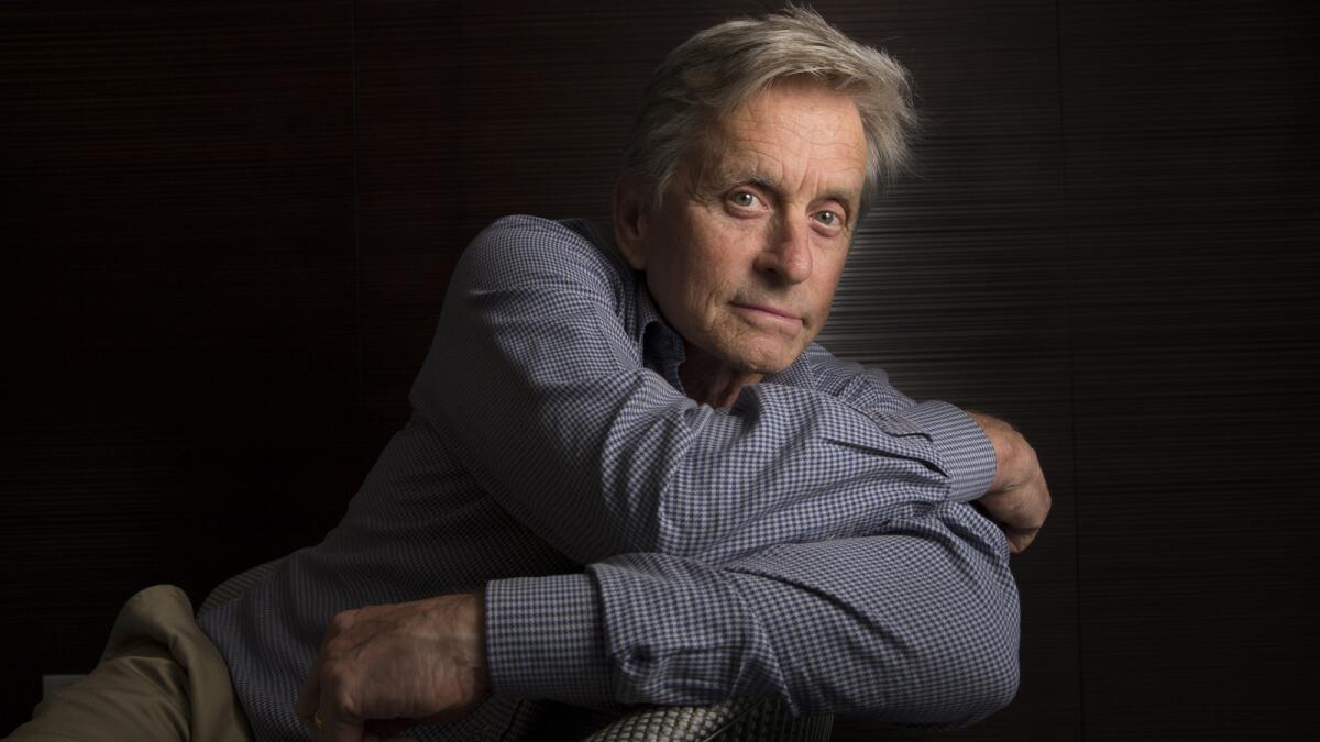 Star and producer Michael Douglas plays a kind of latter-day Gordon Gekko but with far looser screws in "Beyond the Reach."