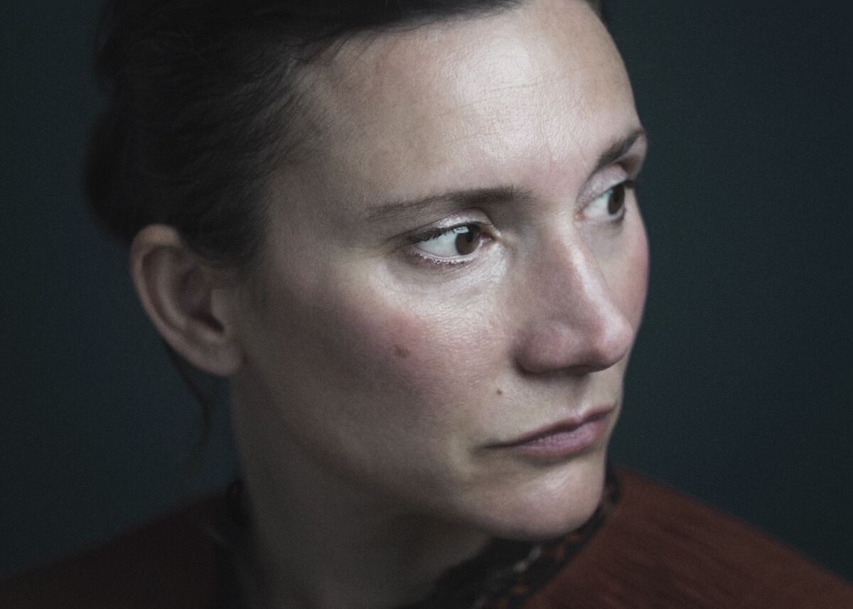 A close-up portrait of author Claire-Louise Bennett.