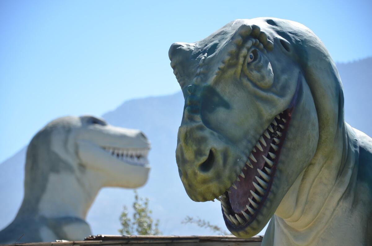 The Cabazon dinosaurs.