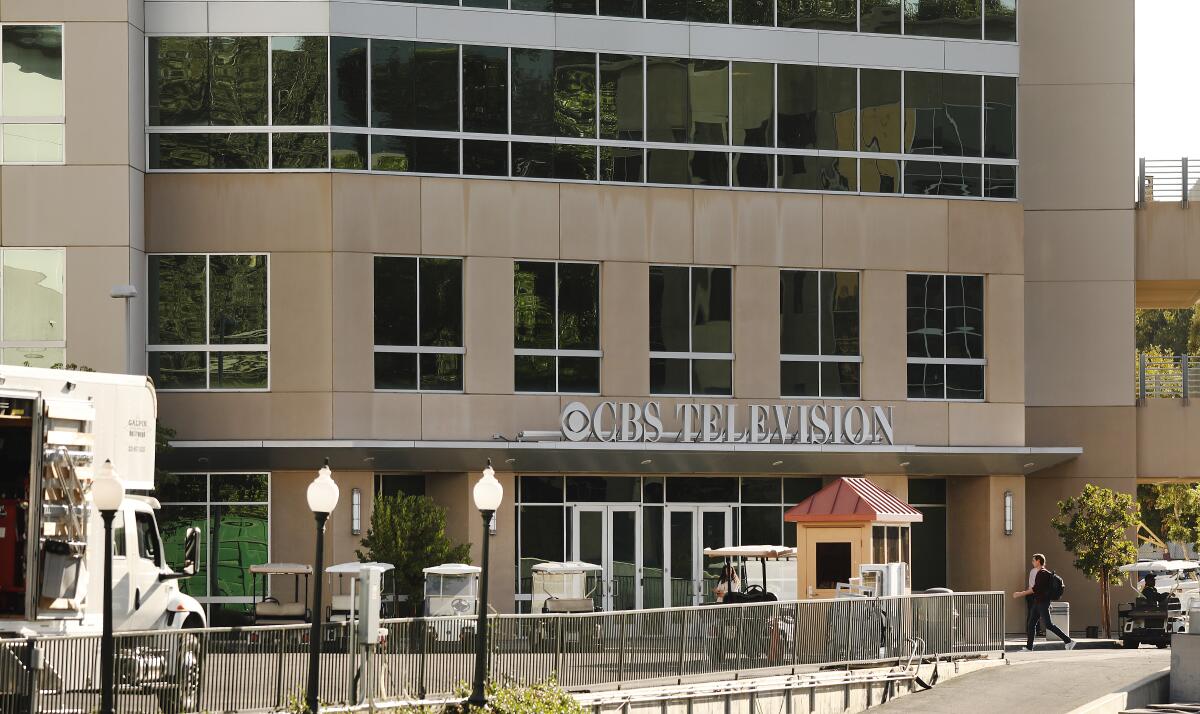 The Broadcast Center Building on the CBS Studios Center in Studio City.