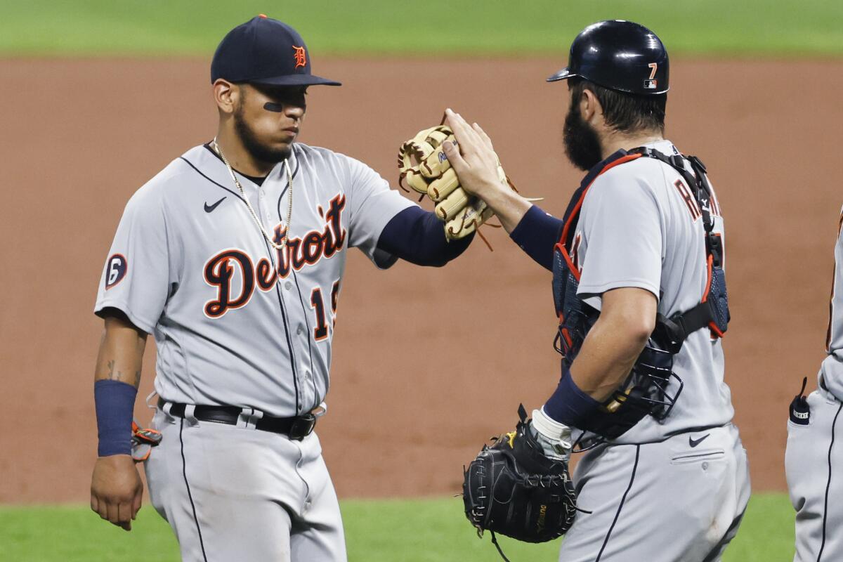 Paredes hits grand slam as Tigers get rare win over Indians - The San Diego  Union-Tribune