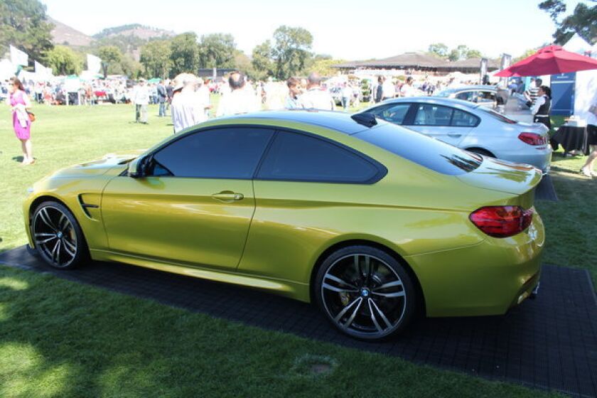 BMW debuted this M4 concept coupe during Monterey Car Week. The car is nearly identical to the production M4, which probably will show up at the 2014 Detroit Auto Show in January.