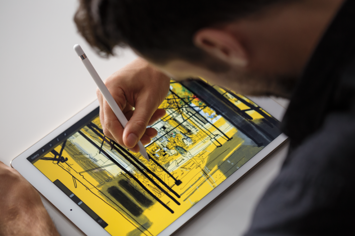 The iPad Pro and the Apple Pencil.