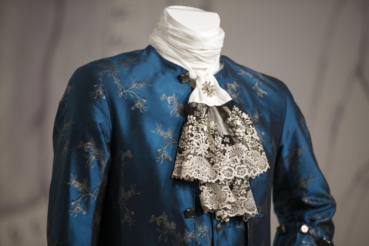 At “The Artistry of ‘Outlander’” exhibit at the Paley Center for Media, fans can see many of the richly detailed costumes.