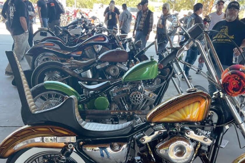 All types of motorcycles can enter the Sixth Annual Custom Motorcycle Show at this year's Ramona Motorcycle Rally.