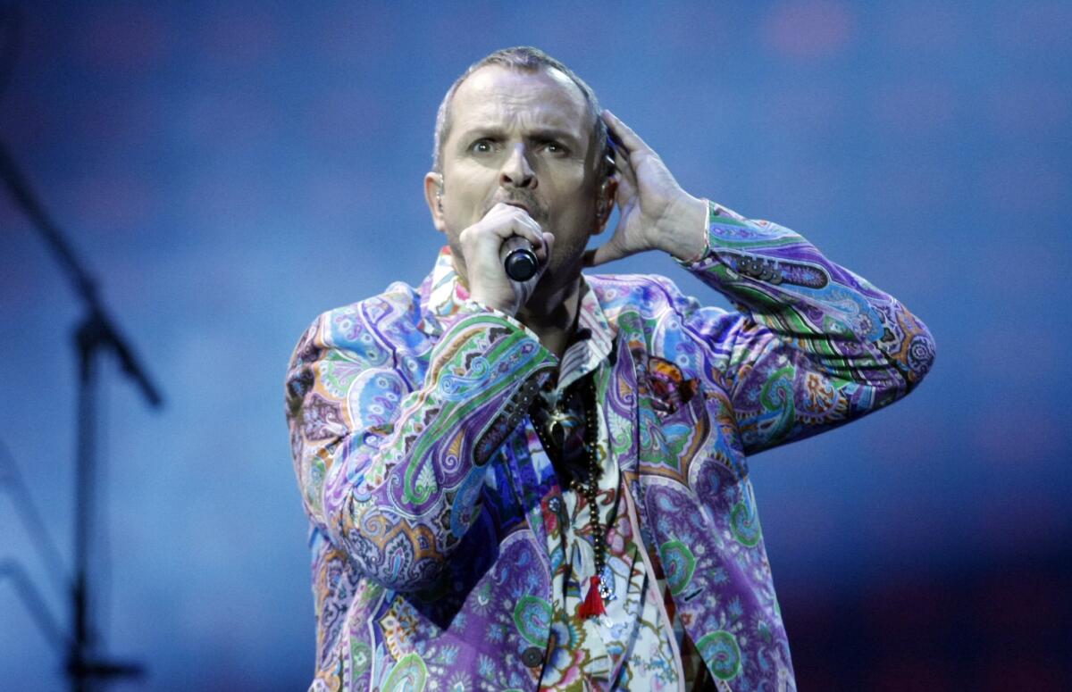 Miguel Bose is to be honored by the Latin Recording Academy at a Nov. 20 tribute in Las Vegas.