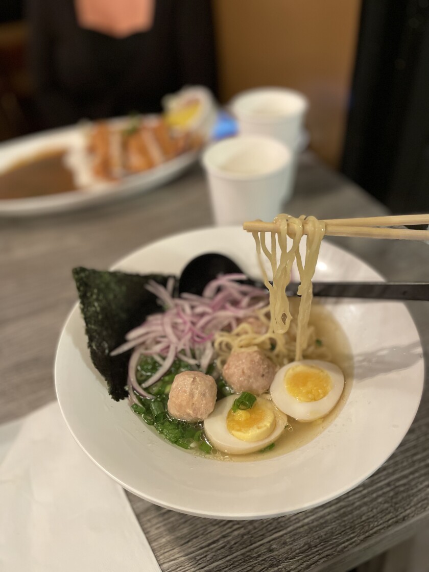 Tori ramen at Gyutan Ramen in Irvine.