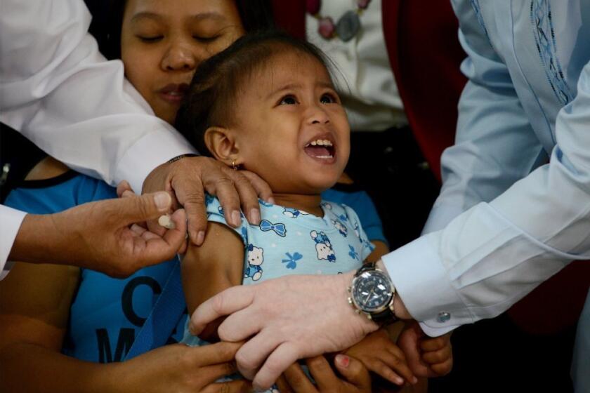 Measles returns to the Philippines, prompting this inoculation clinic in Manila: Will it be heading here next?