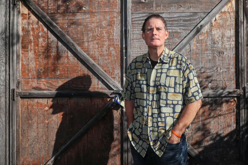 October 19, 2019, Fallbrook, California_USA_| Portrait of former Boy Scout Matt Smyth at an old shed adjacent to he and his wife's Fallbrook home. |_Photo Credit: Photo by Charlie Neuman