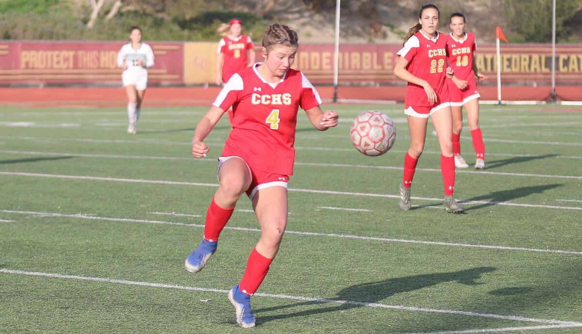 Don freshman Kate Dalton accounted for her team's second score.
