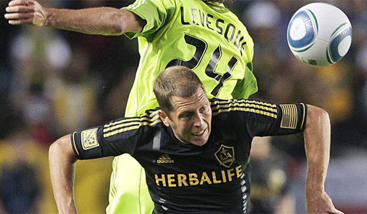 Gregg Berhalter, shown playing for the Galaxy in 2011, is the new head coach of the Columbus Crew.