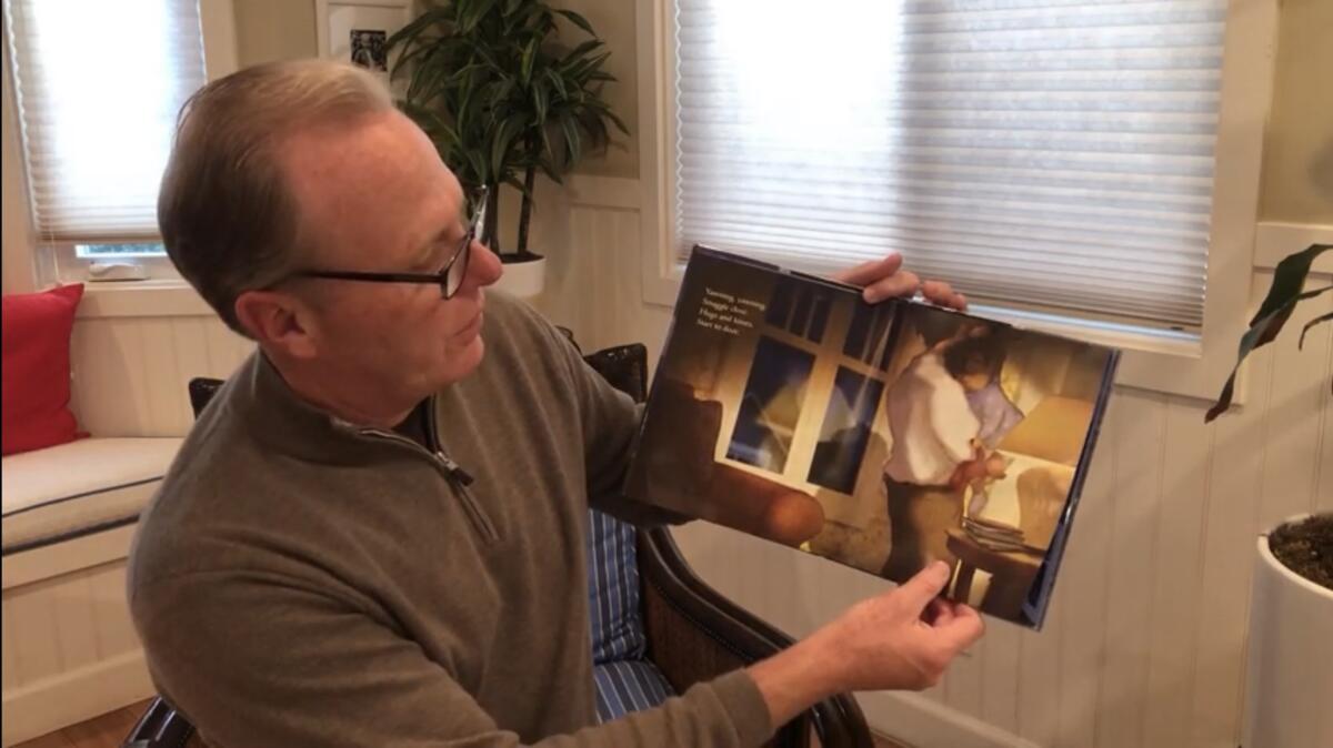 "Mayor Kevin" reads stories online; new videos are posted every Sunday.