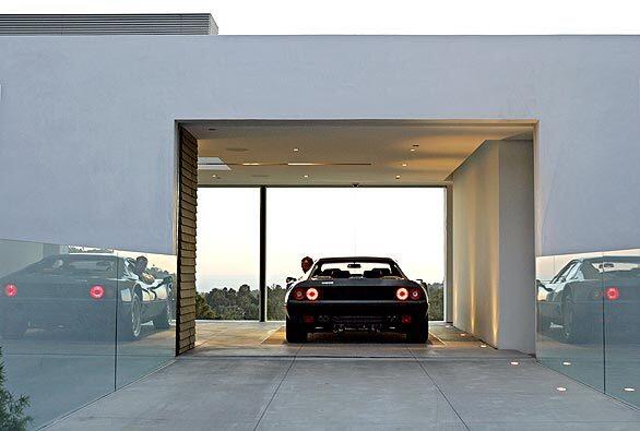 Because a Ferrari needs a view. Back to L.A. at Home design blog