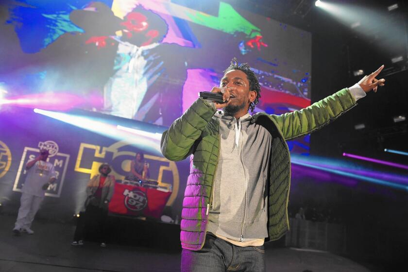 Kendrick Lamar will play Staples Center on Saturday as part of the BET Experience festival.