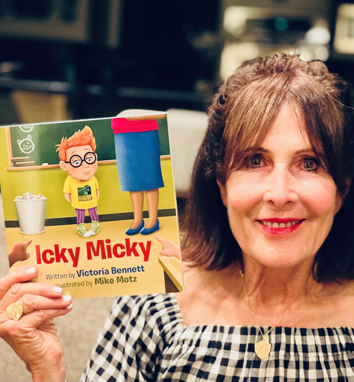 Victoria Bennett and her new book "Icky Micky"