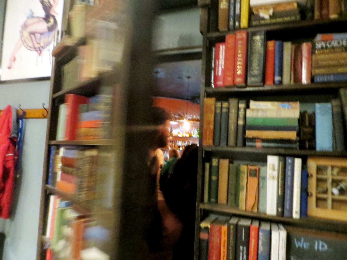 The Bookcase & Barber speakeasy in Durango, Colo.
