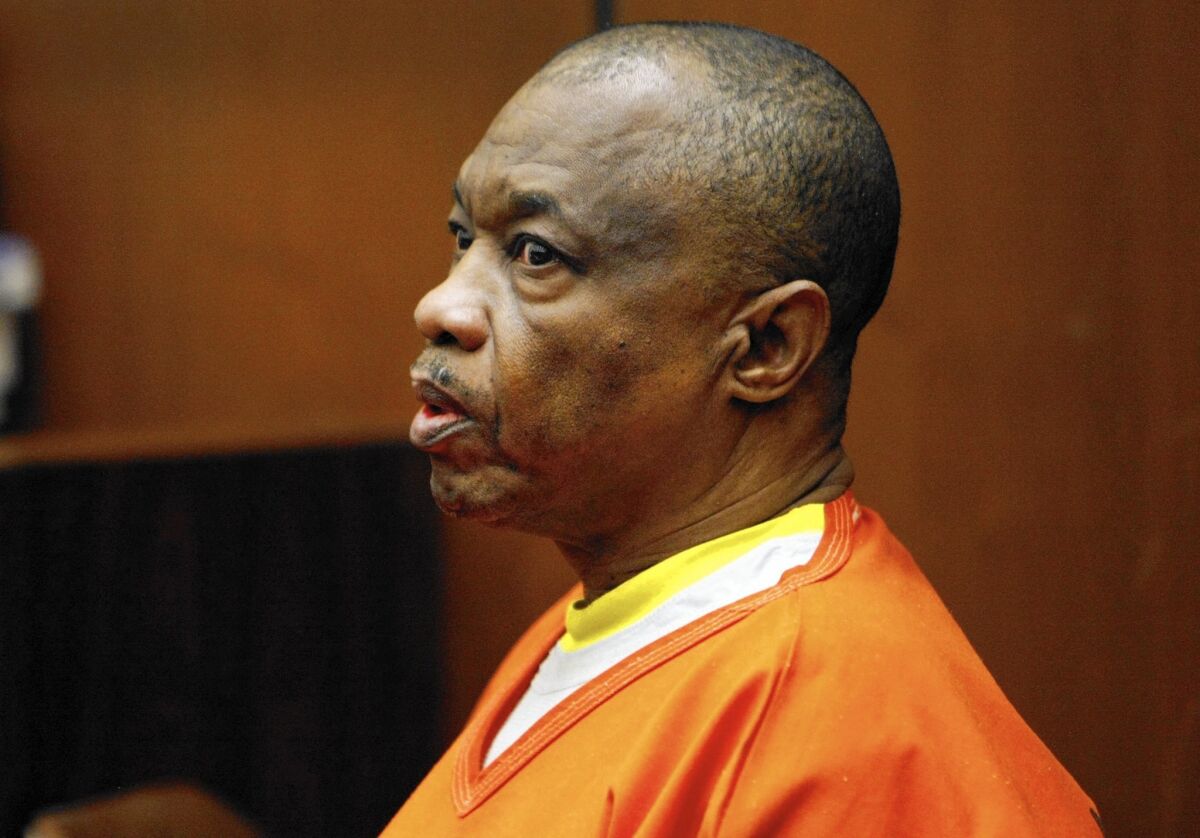 Lonnie Franklin Jr. answers questions from the witness stand in January 2014.
