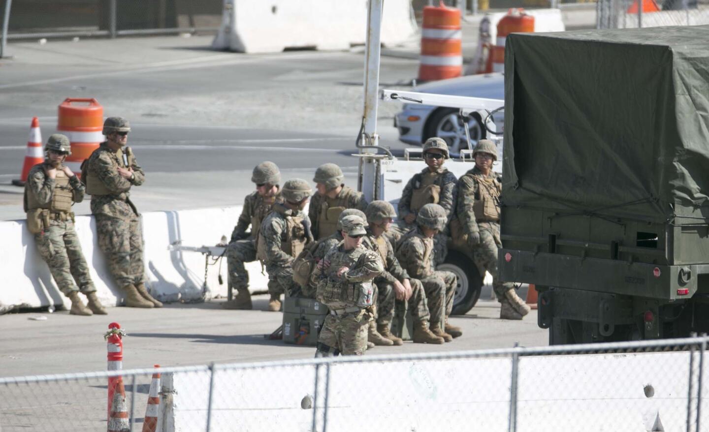 Militares en la frontera