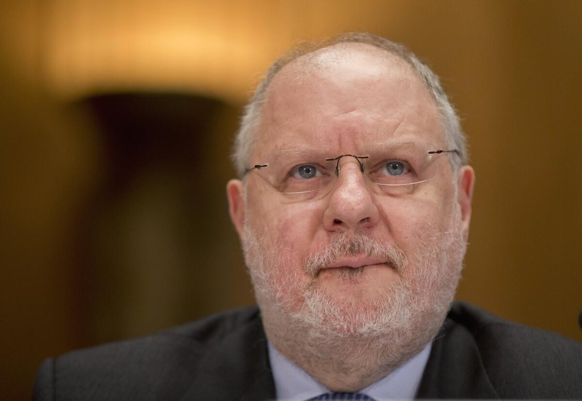 Mark Greenberg, acting assistant secretary for the Department of Health and Human Services’ Administration for Children and Families, testifies before senators on Jan. 28.