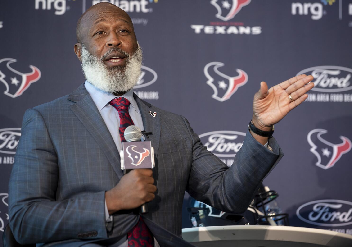 Houston Texans introduce Lovie Smith as team's new head coach