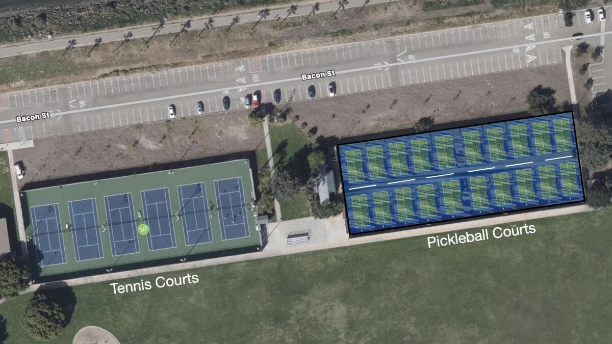 The Pickleball Association of San Diego proposed converting six tennis courts at the Peninsula Tennis Club for pickleball.