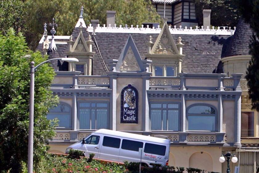 The Magic Castle, a private club in Hollywood.