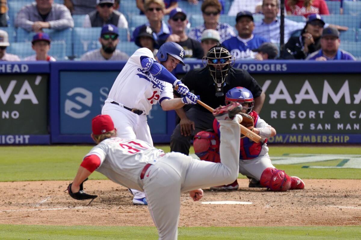 Photos from the Phillies win against the Dodgers