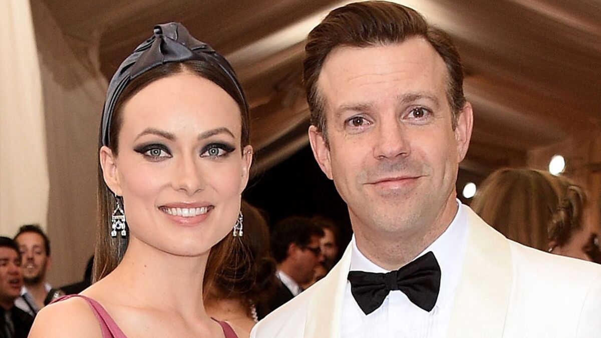 Olivia Wilde and Jason Sudeikis attend a gala at the Metropolitan Museum of Art in New York on May 4, 2015.