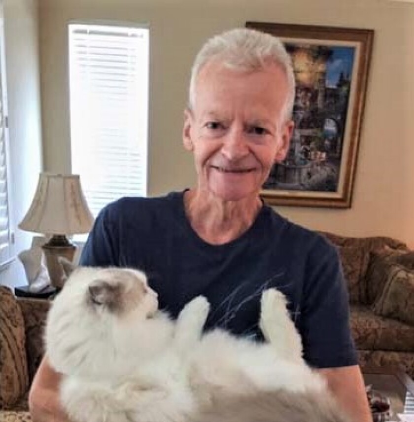 Bailey, a 10-year-old rescue cat, played a key role in saving the life of her adoptive dad, Brian Curtis, six months later.