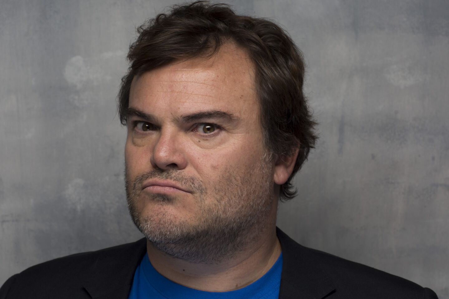 Jack Black from the film "Don't Worry, He Wont Get Far on Foot," photographed in the L.A. Times studio at Chase Sapphire on Main in Park City, Utah. FULL COVERAGE: Sundance Film Festival 2018 »