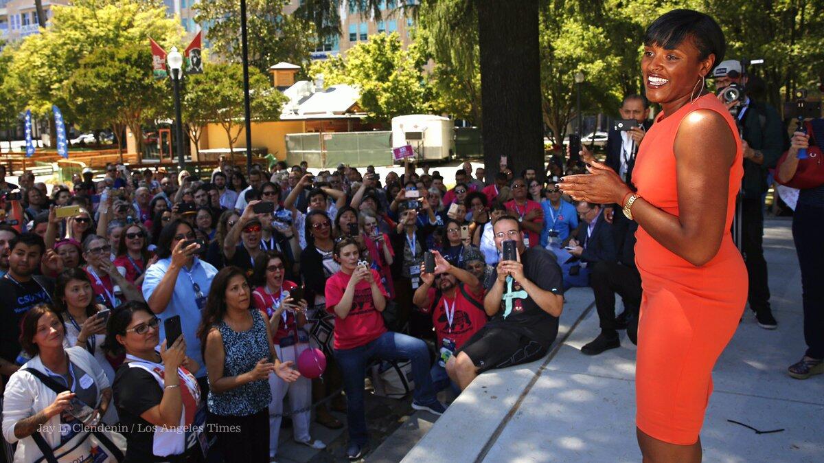 Kimberly Ellis, who lost a bid to be leader of the California Democratic Party chairperson, calls for an audit of the election.