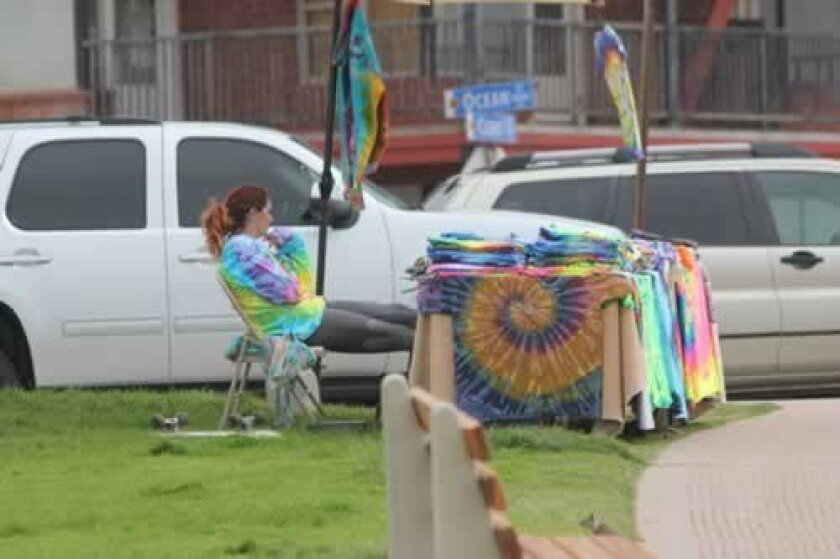 la Jolla shores Association joins a crackdown on vendors like this who may operate at local parks and beaches without a license. Ashley MAckin