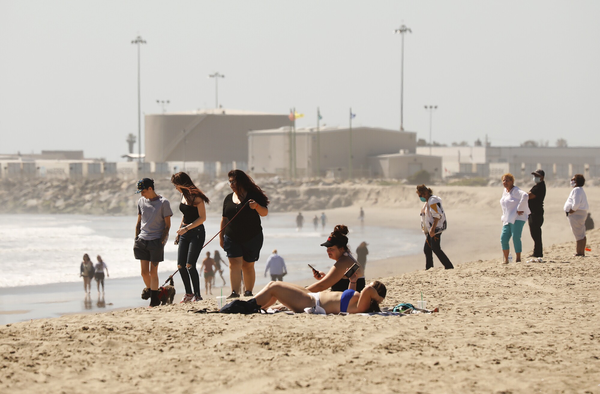 Sun and sand in Port Hueneme.