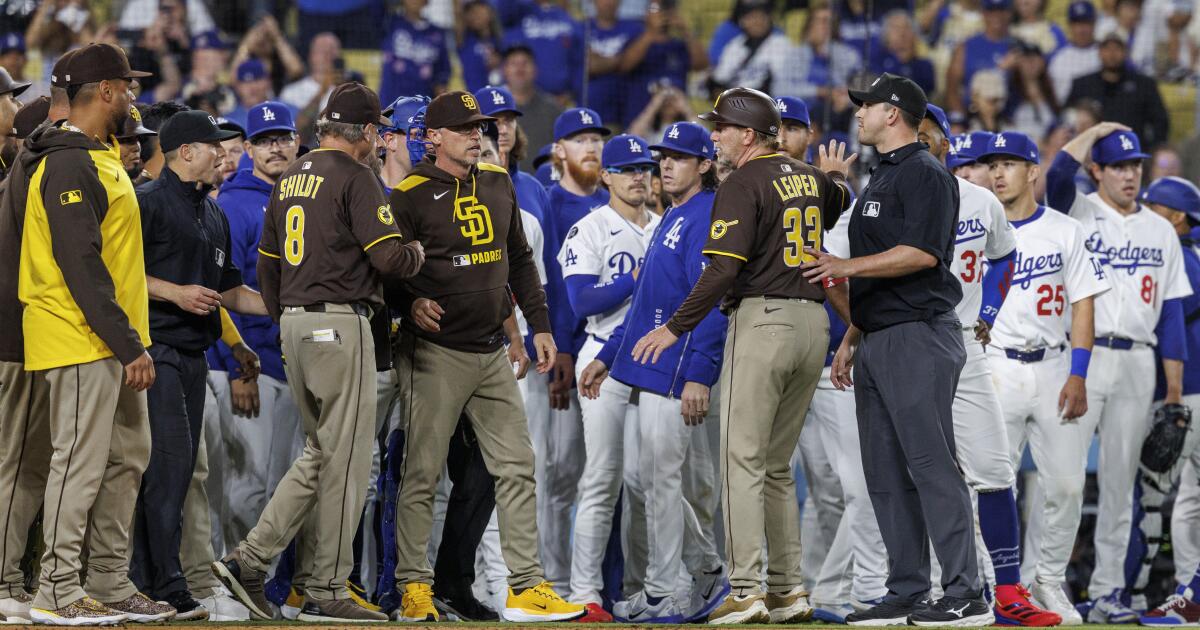'Contrasting styles.' Why Dodgers-Padres has become baseball's most heated rivalry