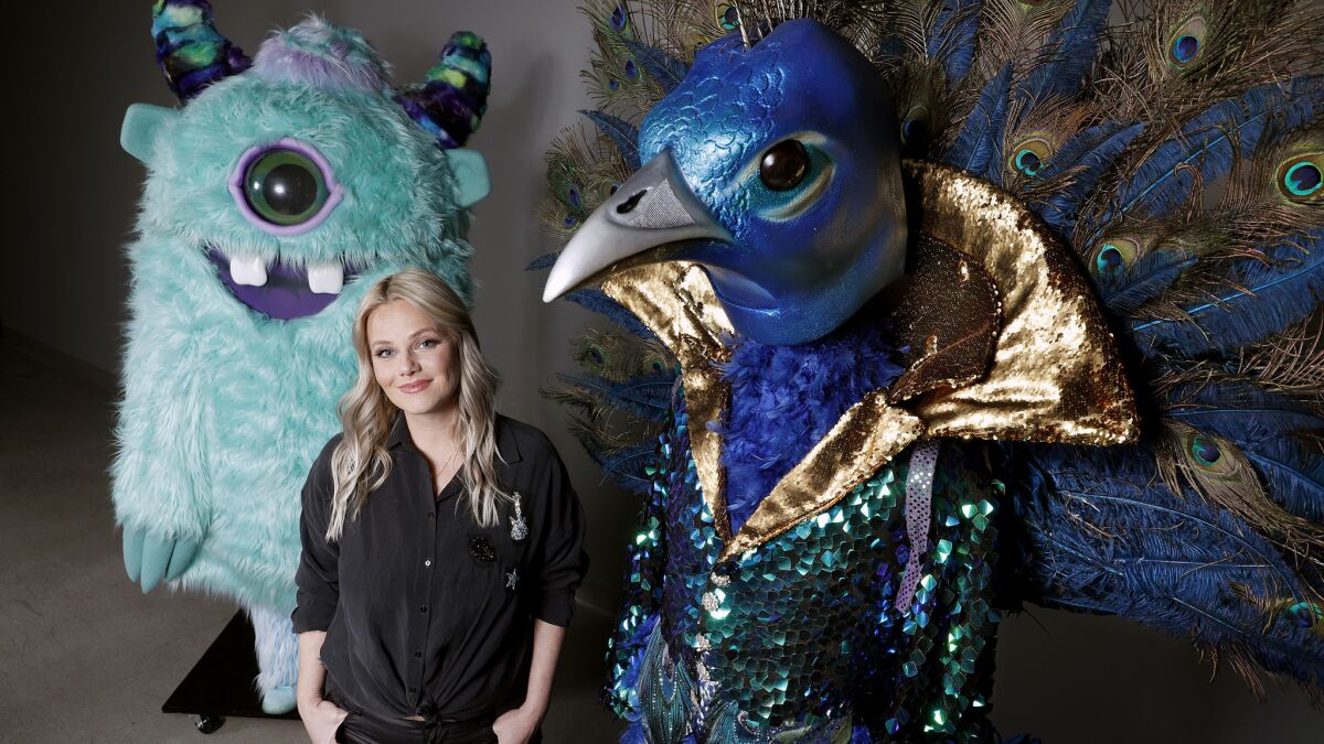 Døds kæbe ihærdige et eller andet sted The Masked Singer' costume designer takes us inside TV's most colorful  closet - Los Angeles Times
