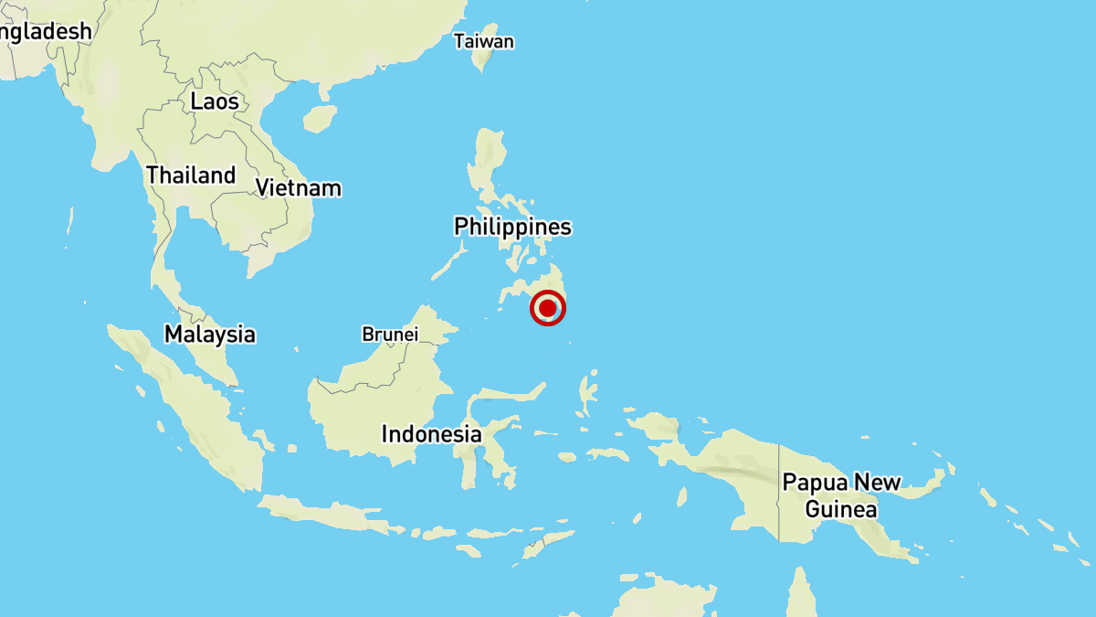 Earthquake: 6.8 quake strikes near Hagonoy, Philippines