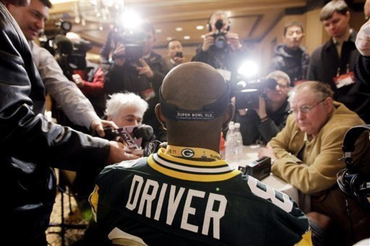 Packers' Driver gets first taste of Super Bowl - The San Diego