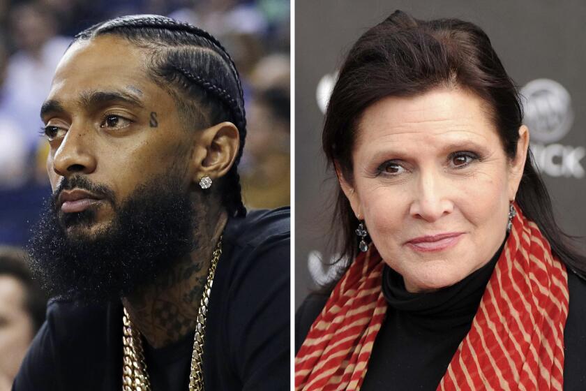 Nipsey Hussle and Carrie Fisher will receive posthumous stars on the Hollywood Walk of Fame.