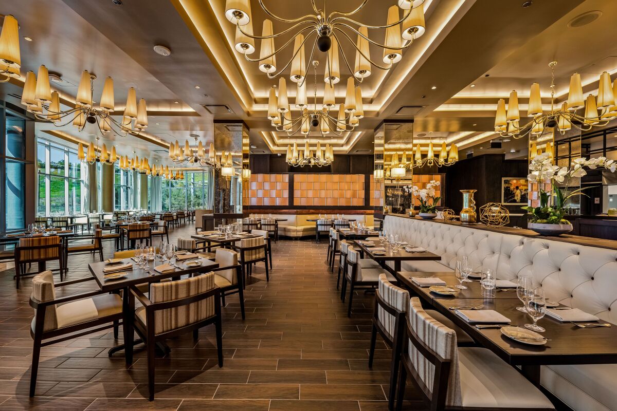 Bull & Bourbon, Sycuan's signature steakhouse, is glamorous and contemporary.