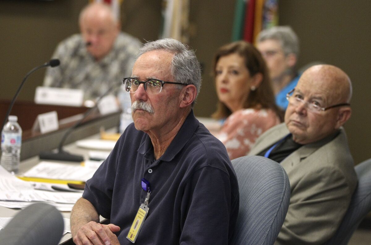 Members of the County of San Diego Citizen's Law Enforcement Review Board in June 2019.
