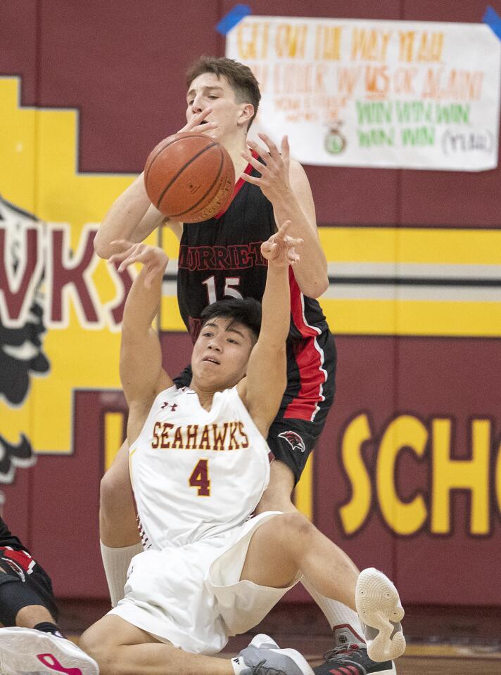 Photo Gallery: Ocean View vs. Murrieta Valley in boys’ basketball