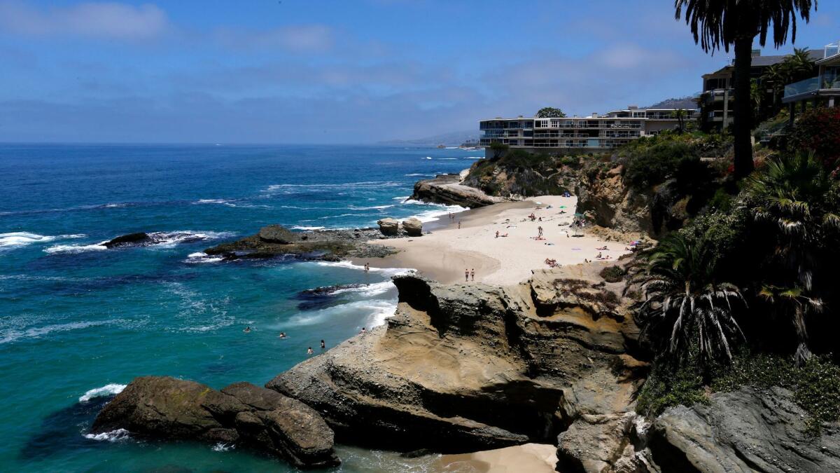 Table Rock in Laguna Beach made the 2017-2017 Heal the Bay Honor Roll earning an A+ grade during all seasons. (Allen J. Schaben / Los Angeles Times)