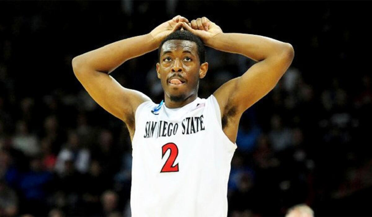 Xavier Thames, the reigning Mountain West Conference player of the year, and the Aztecs will play Arizona in the Sweet 16 on Thursday in the South Regional semifinal in Memphis.